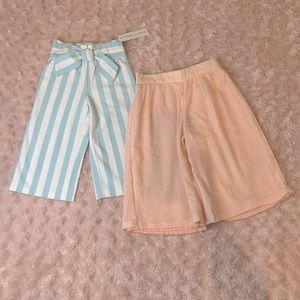 Janie & Jack Girls Toddler Pants Slacks Trousers 2T Lot of 2